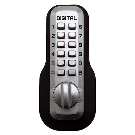 Lockey Lockey M-210-MG-DC-EZ Mechanical Keyless Deadbolt Ez Mount Plate Double Sided Combination Lock - Marine Grade M210-MG-DC-EZ